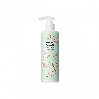 Увлажняющий парфюмированный крем для рук 01 Garden Pleasure hand Cream Linen Cotton