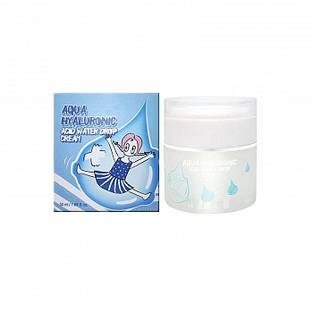 Крем для глубокого увлажнения кожи лица с гиалуроновой кислотой Aqua Hyaluronic Acid Water Drop Cream