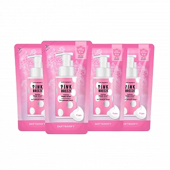 Парфюмированное мыло для рук (сменный блок) 4шт 02 Pink Breeze Foaming Hand Soap Refill 4ea