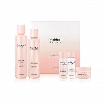 Набор уходовых средств с коллагеном Moistfull Collagen Skin Care Set